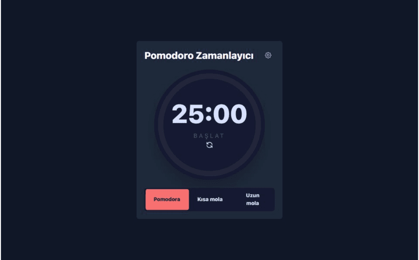 Pomodora Uygulaması